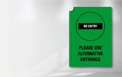 No Entry Use Other Entrance gallery image