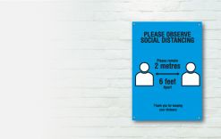 2 metres distancing gallery image