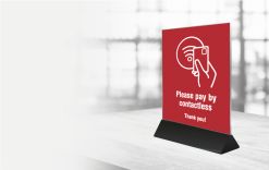 Menu Card holder - Contactless gallery image