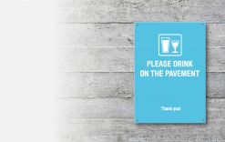 Aluminium - drink on pavement gallery image