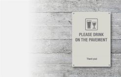 Aluminium - drink on pavement gallery image