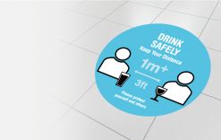 Drink safely - 1 metre gallery image