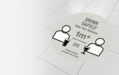 Drink safely - 1 metre gallery image