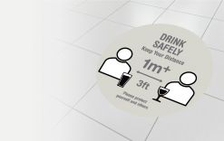 1 metre  - Drink safely gallery image