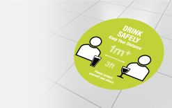 1 metre  - Drink safely gallery image