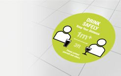 Drink safely - 1 metre gallery image