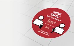 1 metre  - Drink safely gallery image