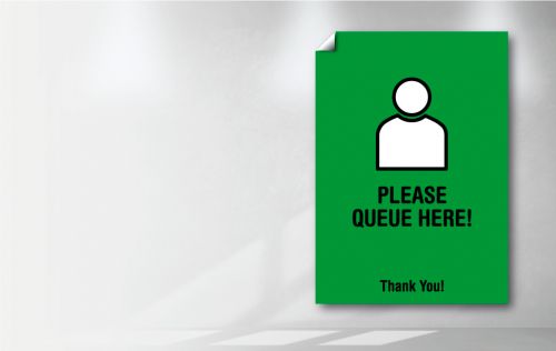 Please Queue Here