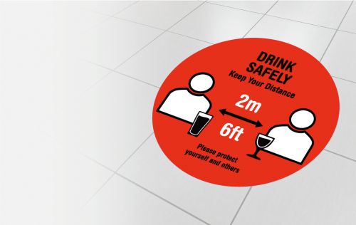 2 metre - Drink safely