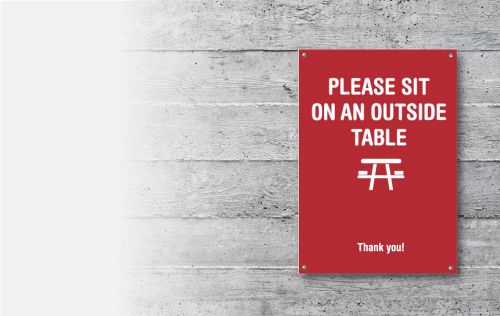 Aluminium - Outside Table 