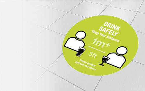 Drink safely - 1 metre