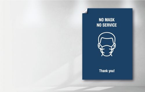 Poster - Mask no service