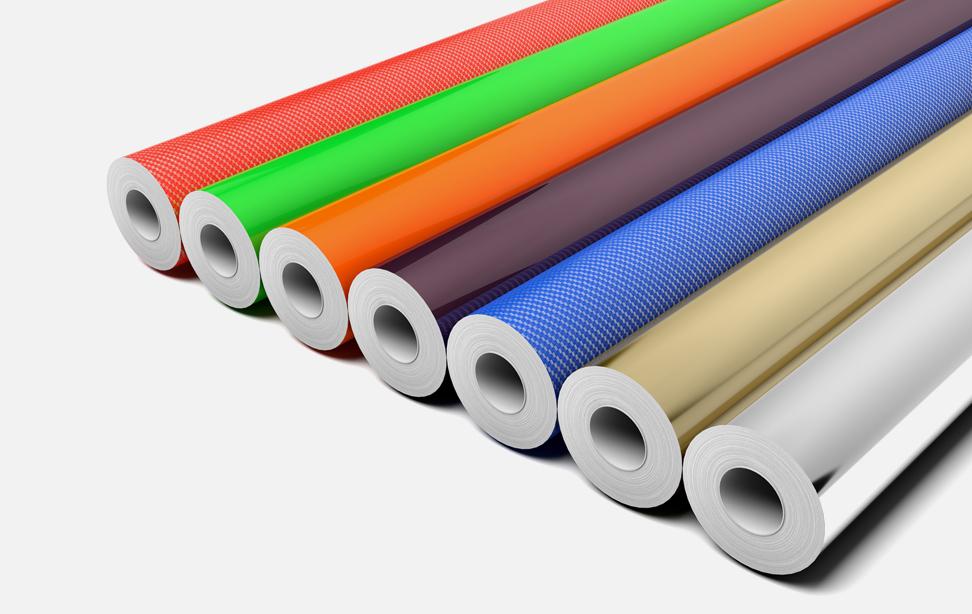 Vinyl Cling Rolls For Window Decals And Graphics For Use With Wide 
