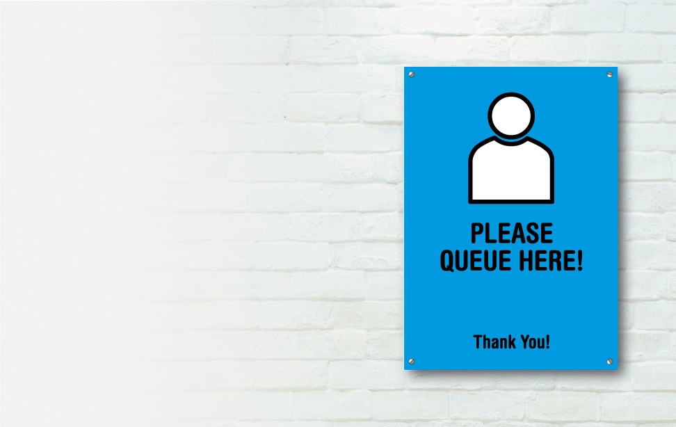 Please Queue Here