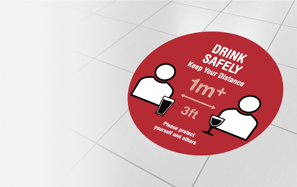 1 metre  - Drink safely