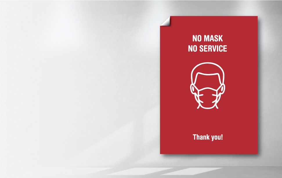 Poster - Mask no service